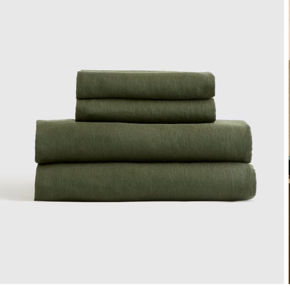 Quince European Linen Sheet Set - Queen